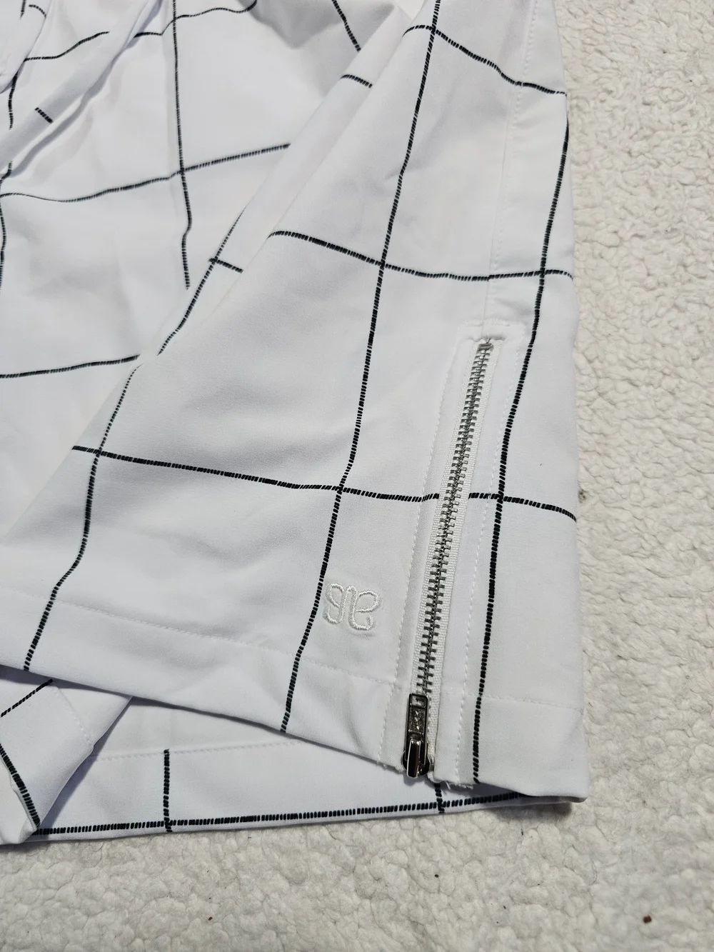 Albion Fit “Going Places” Windowpane Dress.